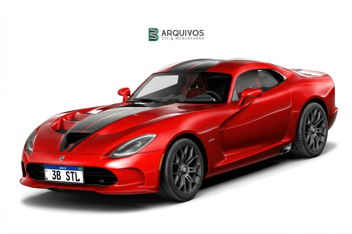 Modelo 3D STL - Dodge SRT Viper 2013